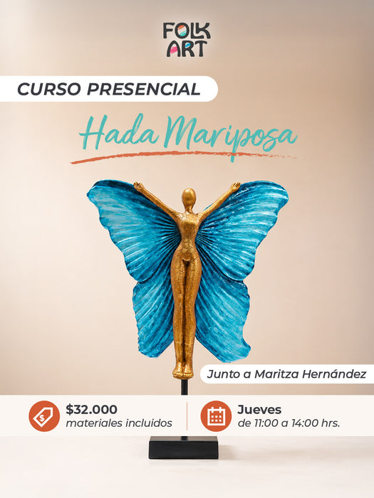 CURSO TECNICAS MIXTAS HADA MARIPOSA