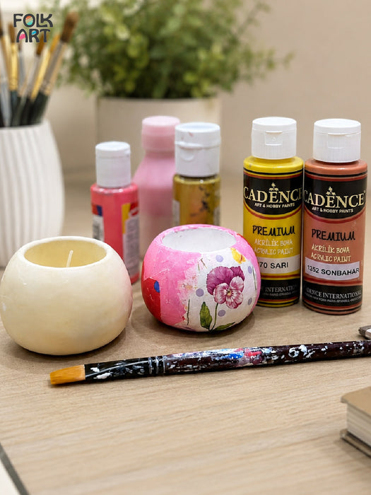 CURSO PRESENCIAL PINTA Y DECORA TU PORTAVELAS