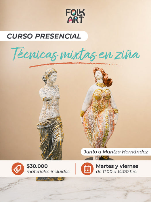 CURSO TECNICAS MIXTAS EN FIGURAS DE ZIÑA