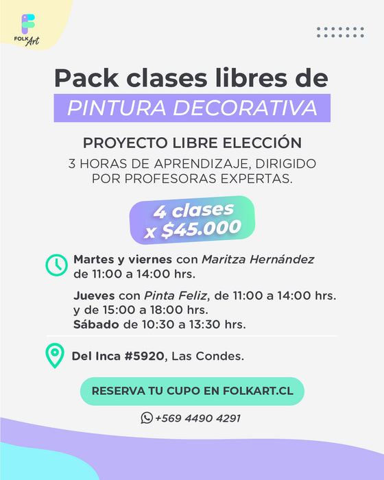 CLASES LIBRES PROMO 4X45.000