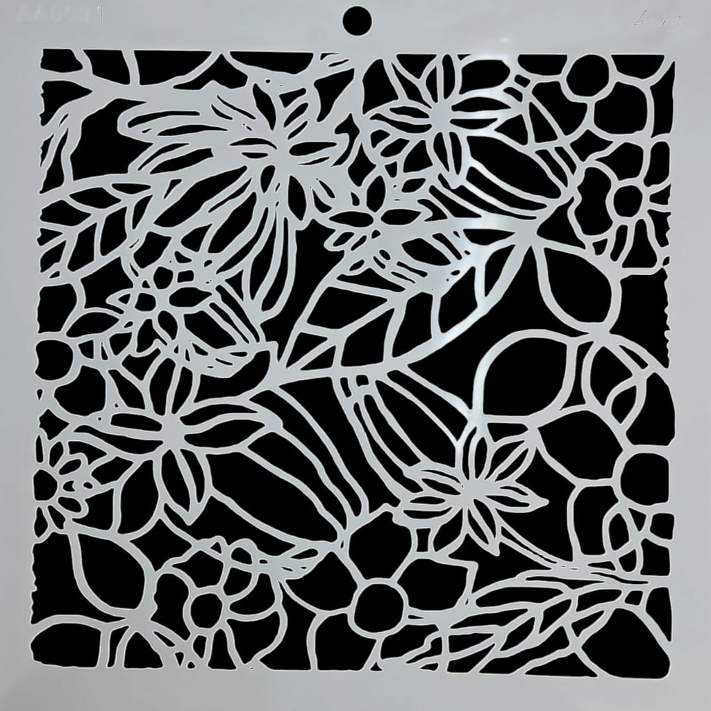 AA0091 STENCIL ANI ARTS 25X25