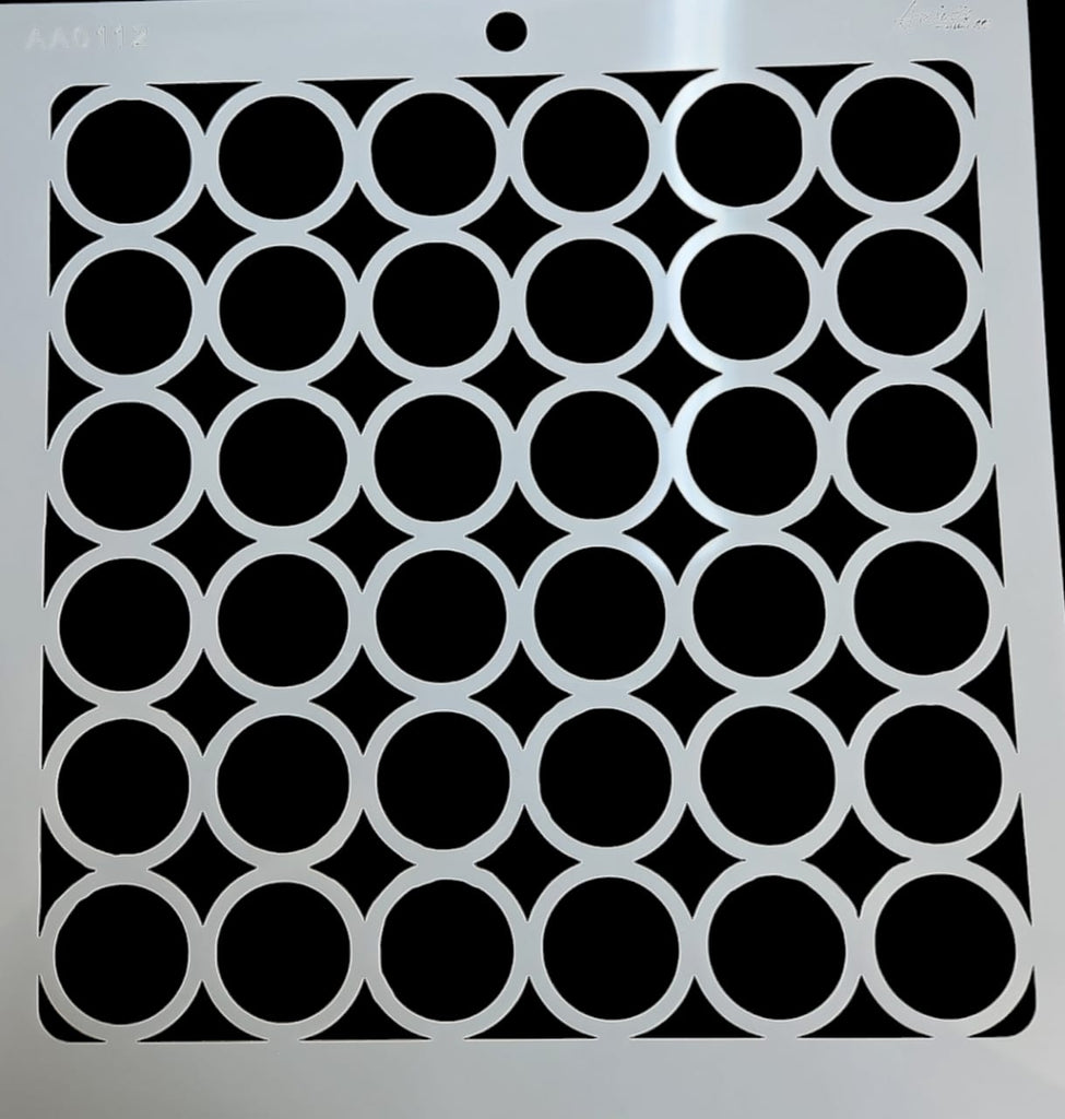 AA0112 STENCIL ANI ARTS 25X25