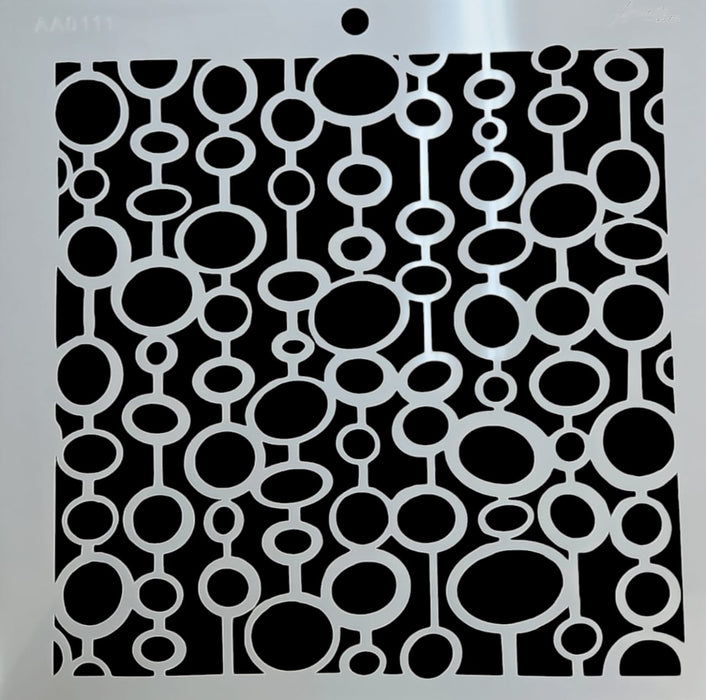 AA0111 STENCIL ANI ARTS 25X25