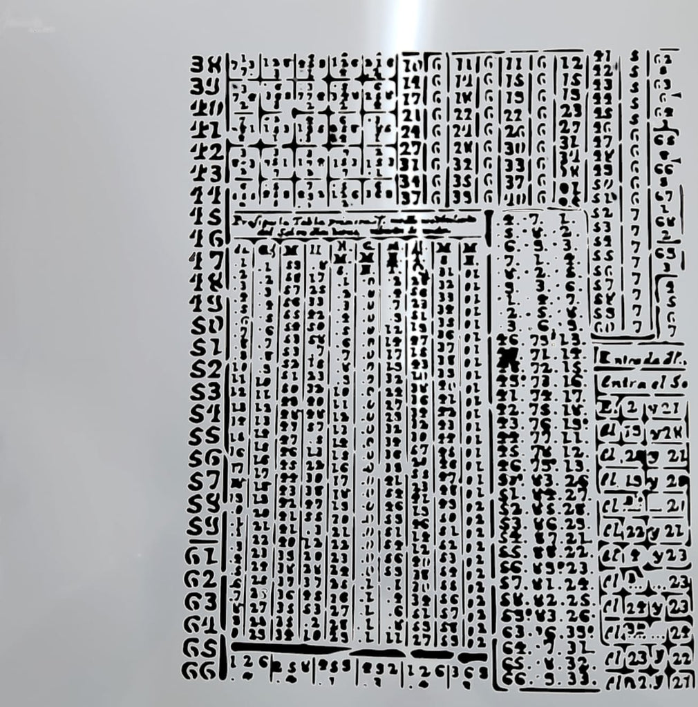 AA0094 STENCIL ANI ARTS 25X25