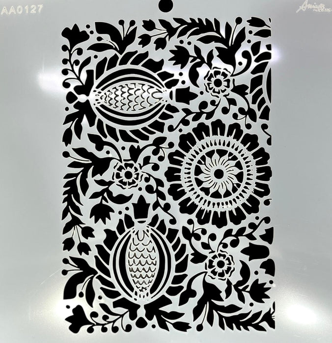 AA0127 STENCIL ANI ARTS 25X25