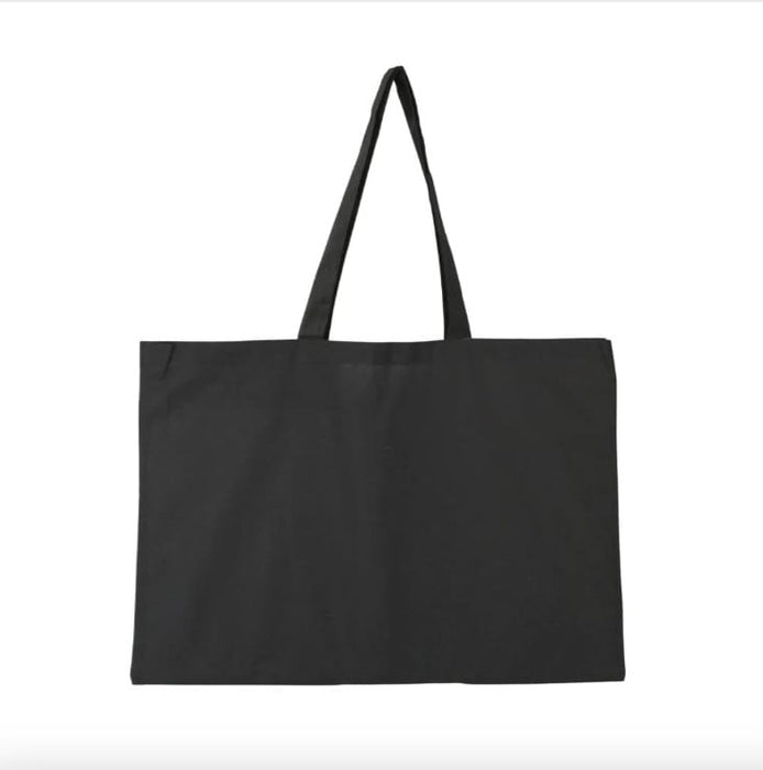 BAN10 BOLSA DE ALGODON NEGRA 34X45CM