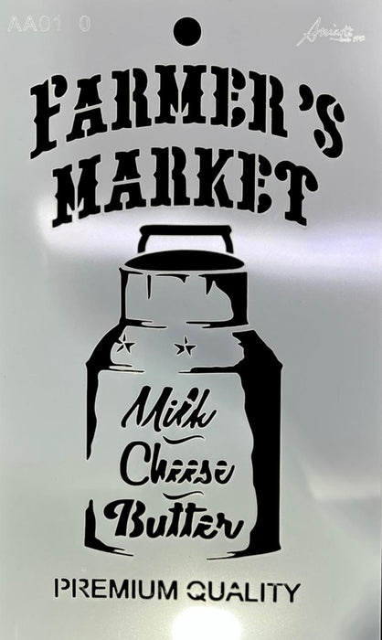 AA0170 STENCIL ANI ARTS 15X25