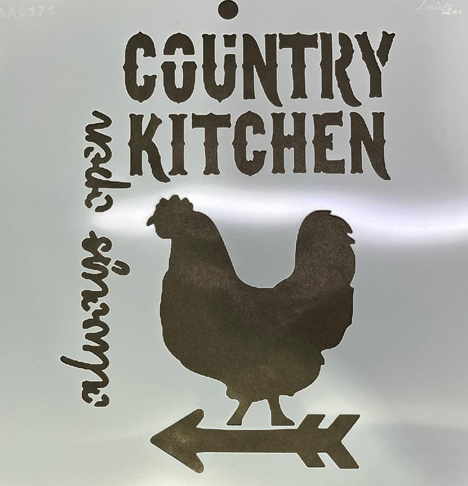 AA0171 STENCIL ANI ARTS 25X25