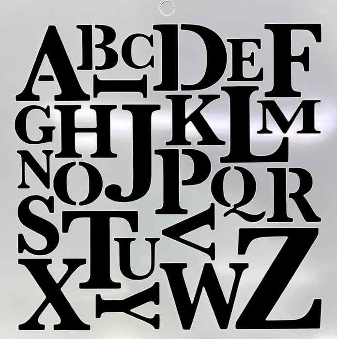 AA0167 STENCIL ANI ARTS 25X25