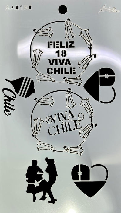 STENCIL ANI ARTS AA0190 15X25