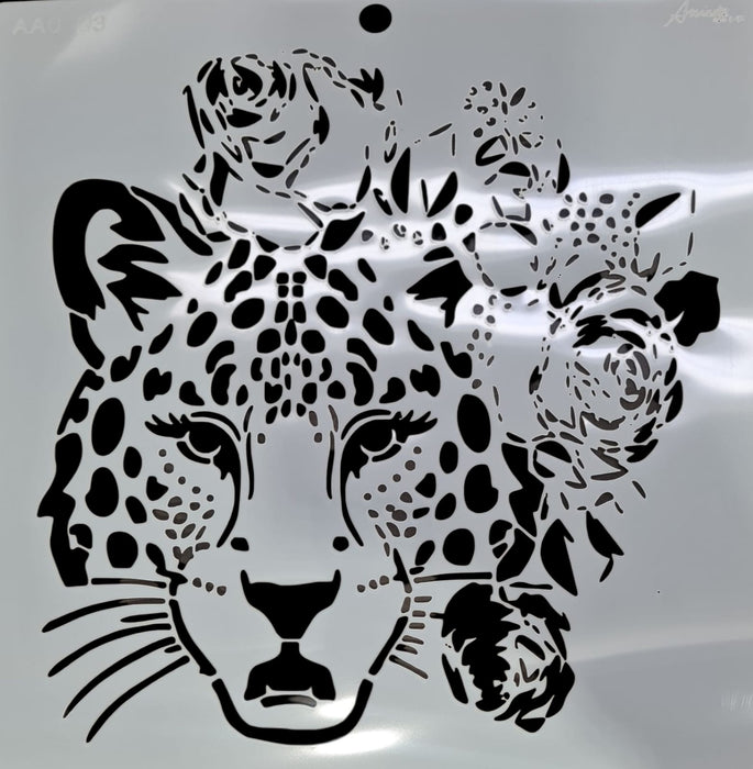 AA0193 STENCIL ANI ARTS 25X25