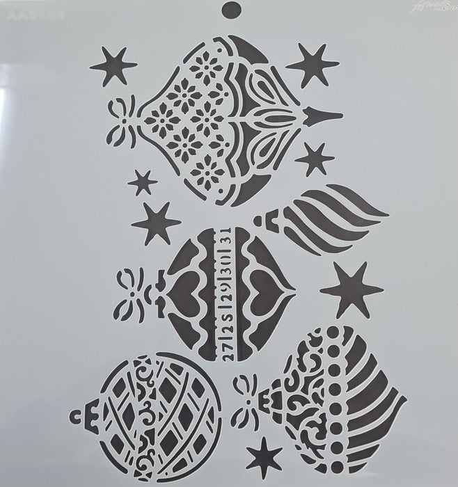 AA0194 STENCIL ANI ARTS 25X25
