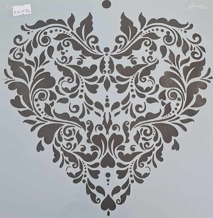 AA0196 STENCIL ANI ARTS 25X25