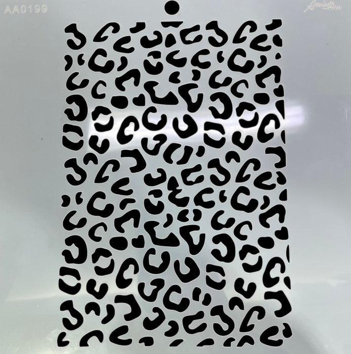 AA0199 STENCIL ANI ARTS 25X25