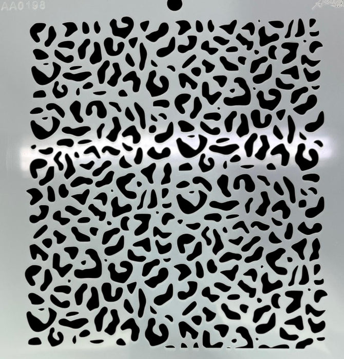 AA0198 STENCIL ANI ARTS 25X25