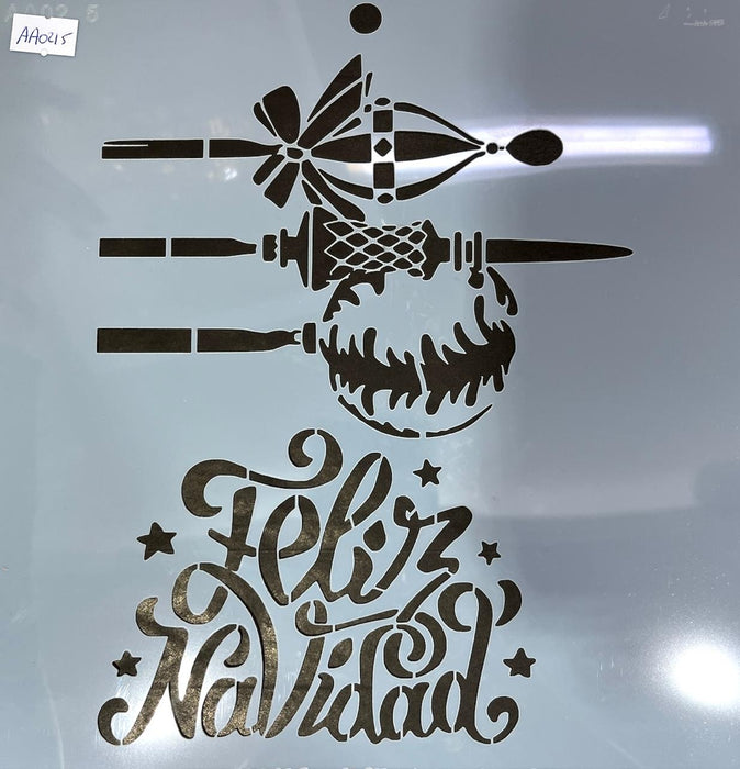 AA0215 STENCIL ANI ARTS 25X25