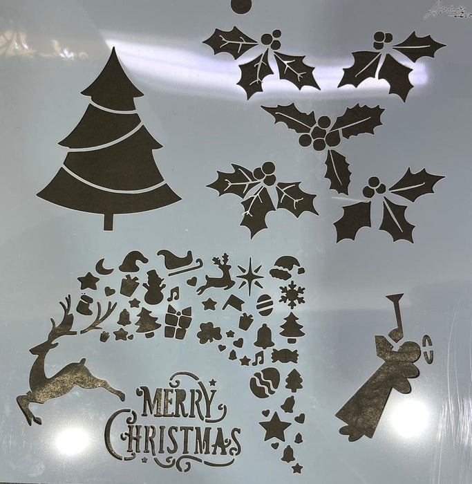 AA0217 STENCIL ANI ARTS 25X25