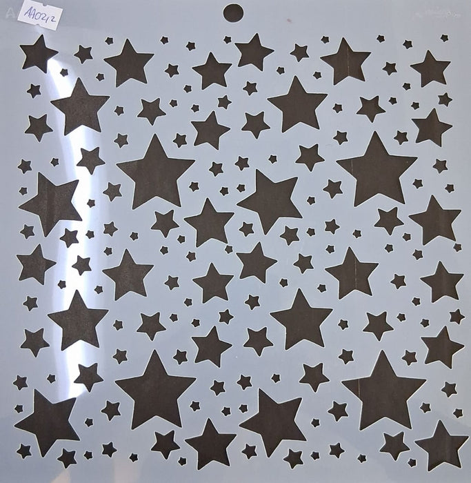 AA0212 STENCIL ANI ARTS 25X25
