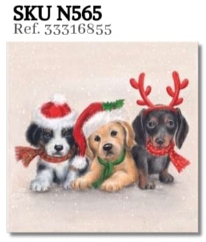 SERVILLETA MODELO SWEET DOGS