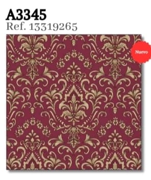 SERVILLETA MODELO BAROQUE ORNAMENT BORDEAUX