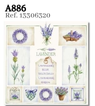 SERVILLETA MODELO LAVENDERS