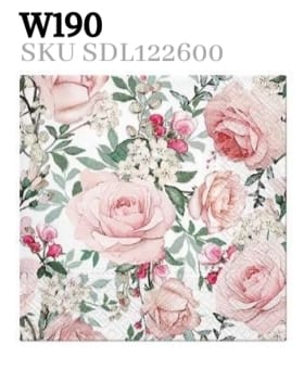 SERVILLETA MODELO FLORES VINTAGE