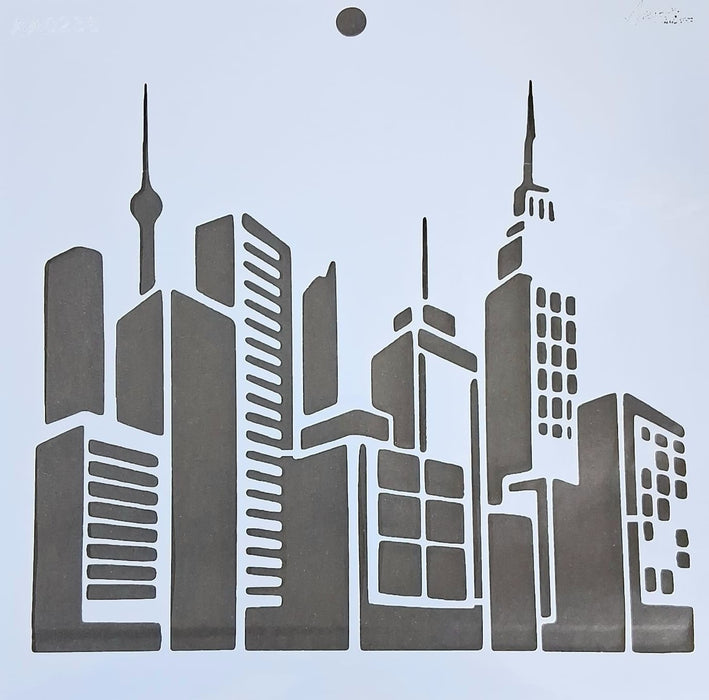 AA0236 STENCIL ANI ARTS 25X25