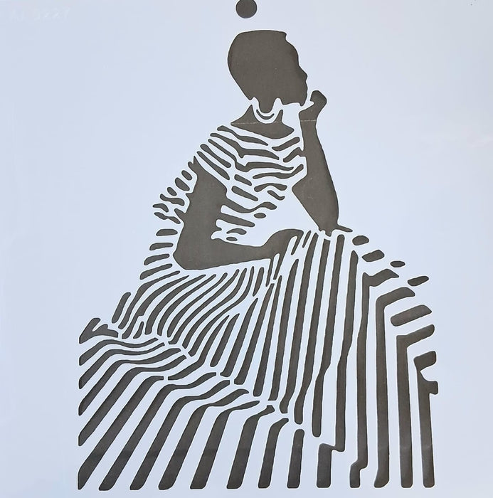 AA0227 STENCIL ANI ARTS 25X25