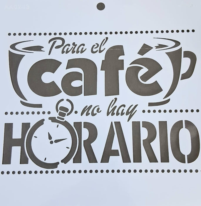 AA0243 STENCIL ANI ARTS 25X25