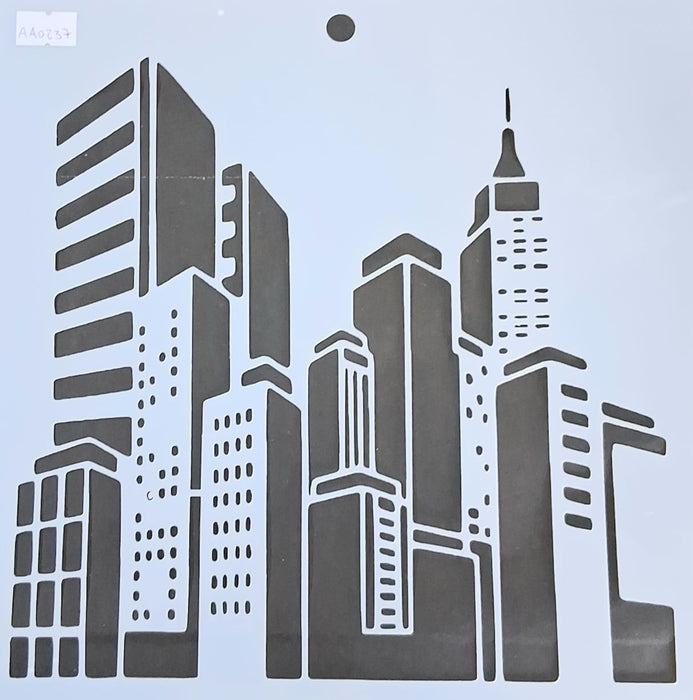 AA0237 STENCIL ANI ARTS 25X25