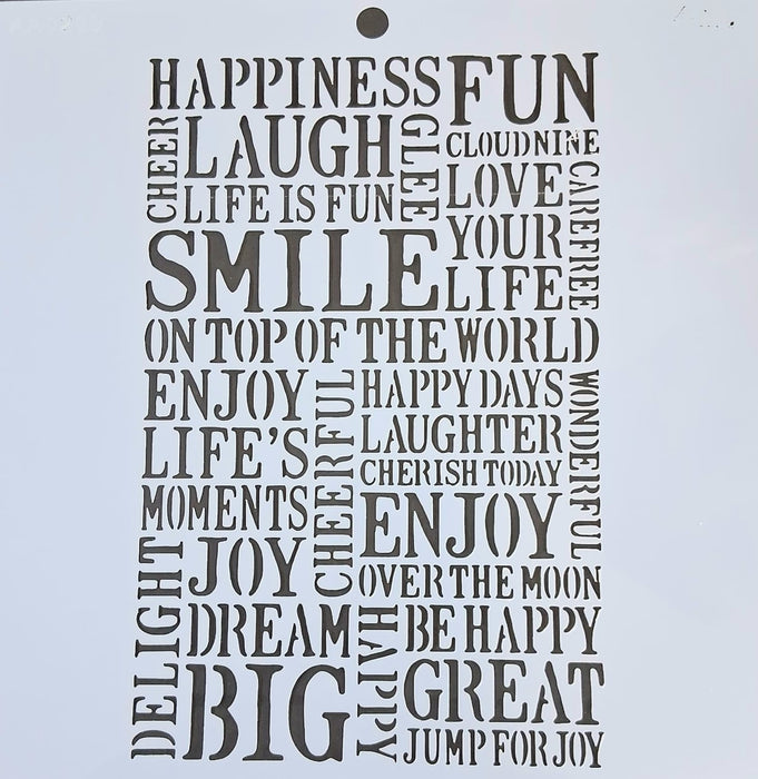 AA0230 STENCIL ANI ARTS 25X25