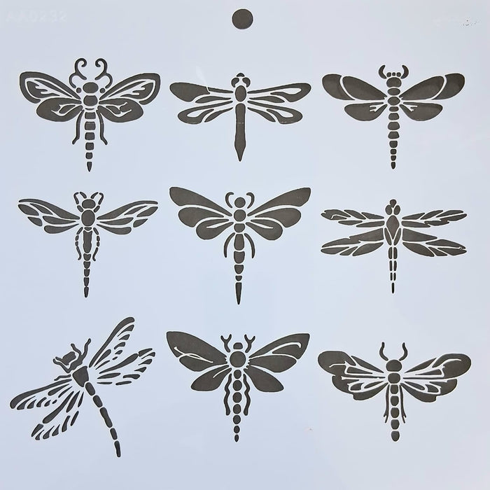 AA0232 STENCIL ANI ARTS 25X25