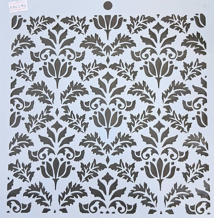 AA0249  STENCIL ANI ARTS 25X25