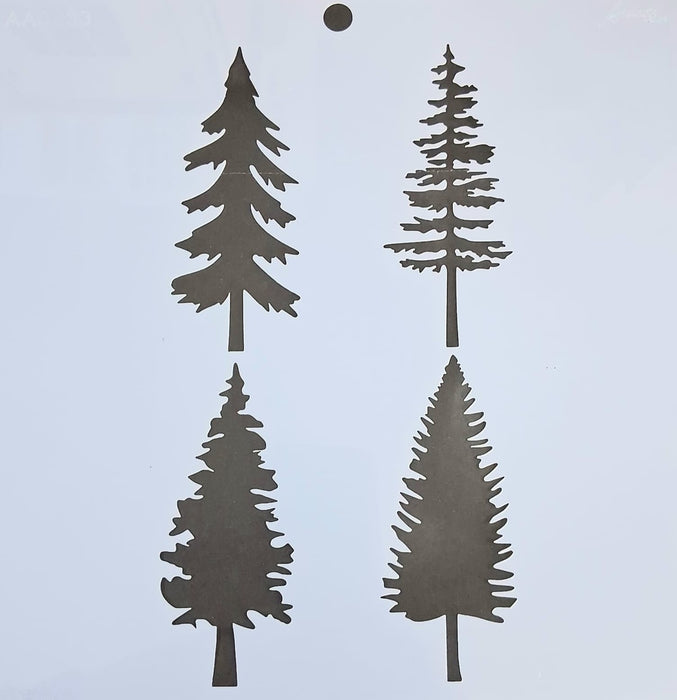 AA0233 STENCIL ANI ARTS 25X25