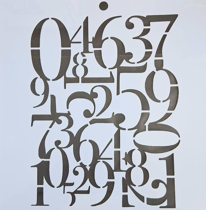 AA0234 STENCIL ANI ARTS 25X25