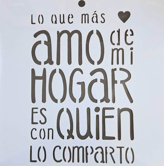 AA0246 STENCIL ANI ARTS 25X25