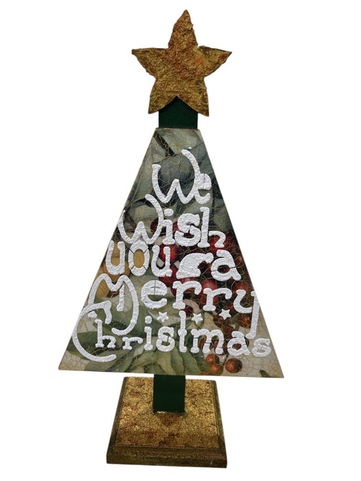 PINO NAVIDAD CHICO PINTADO CON LETRAS