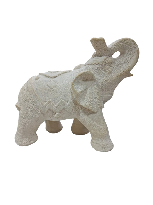 ELEFANTE DECORATIVO DISEÑO ZO0103 17X19CM – FIGURA PARA PINTAR, DECORAR Y MANUALIDADES
