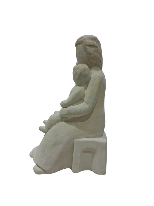 MADRE CON HIJOS PZ010 25X15CM– FIGURA DECORATIVA PARA PINTAR, DECORAR Y MANUALIDADES
