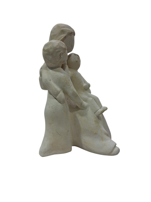 MADRE CON HIJOS PZ010 25X15CM– FIGURA DECORATIVA PARA PINTAR, DECORAR Y MANUALIDADES