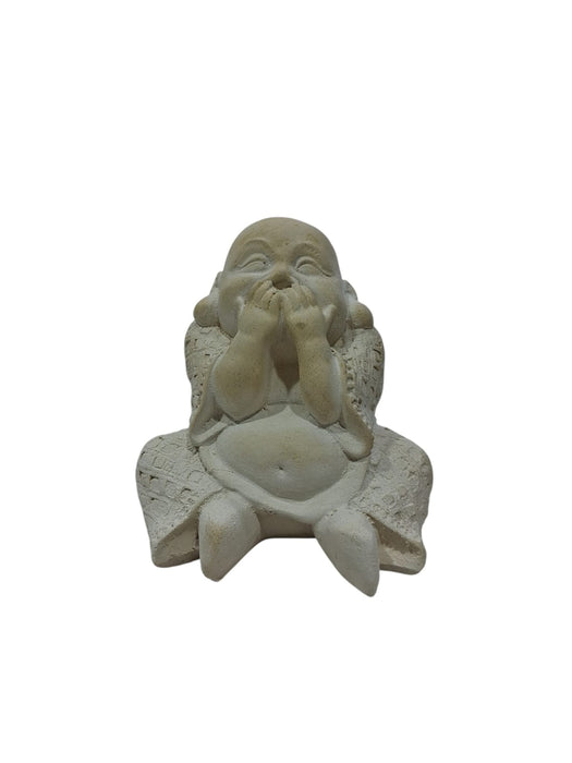 TRÍO DE BUDAS SABIOS GORDOS BU0111 12X11CM– FIGURAS DECORATIVAS PARA PINTAR Y DECORAR