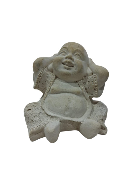 TRÍO DE BUDAS SABIOS GORDOS BU0111 12X11CM– FIGURAS DECORATIVAS PARA PINTAR Y DECORAR