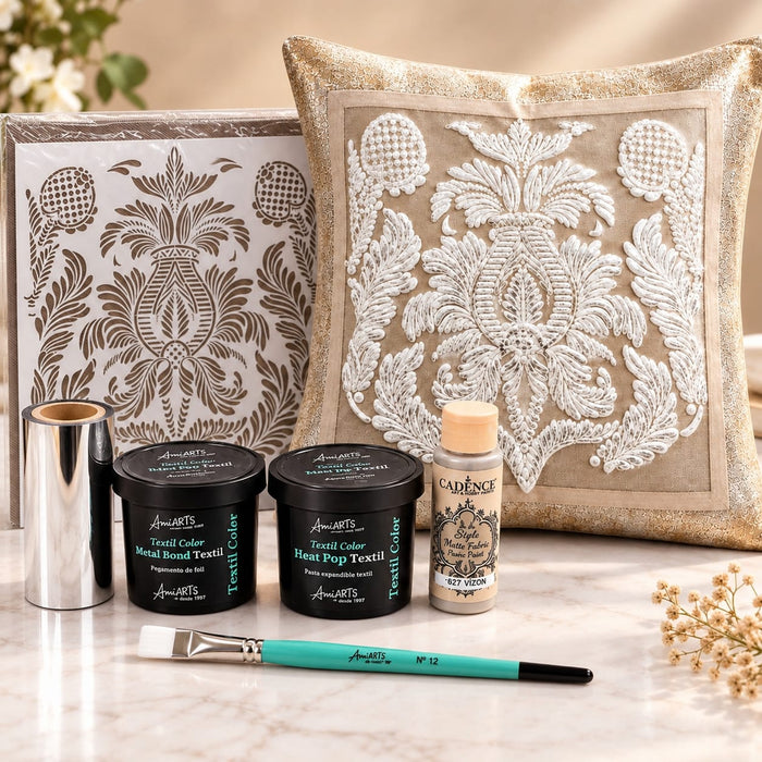Kit Efecto Puff y Metalizado Textil