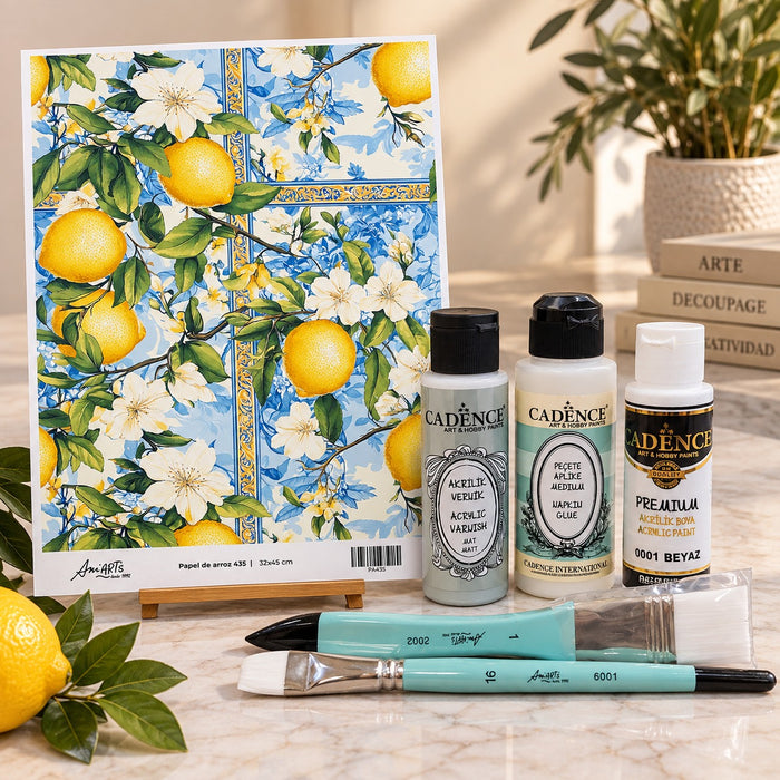 Kit Decoupage en superficies rígidas