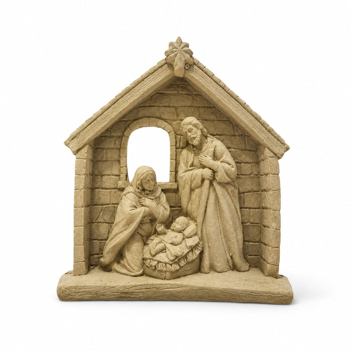 Figura de Ziña Sagrada Familia Casita 12x11cm – Figura Decorativa para Pintar y Personalizar