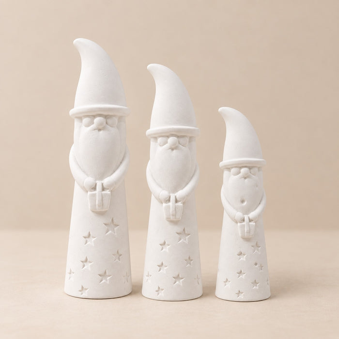 Moldura Trio Pascueros Nordicos 12, 10 y 8CM FY84 Ani Art's – Figura de yeso cerámico para pintar, decorar y personalizar