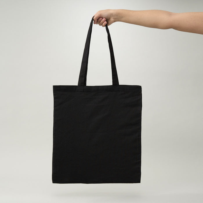 BAN04 BOLSA DE ALGODON NEGRA 42X38