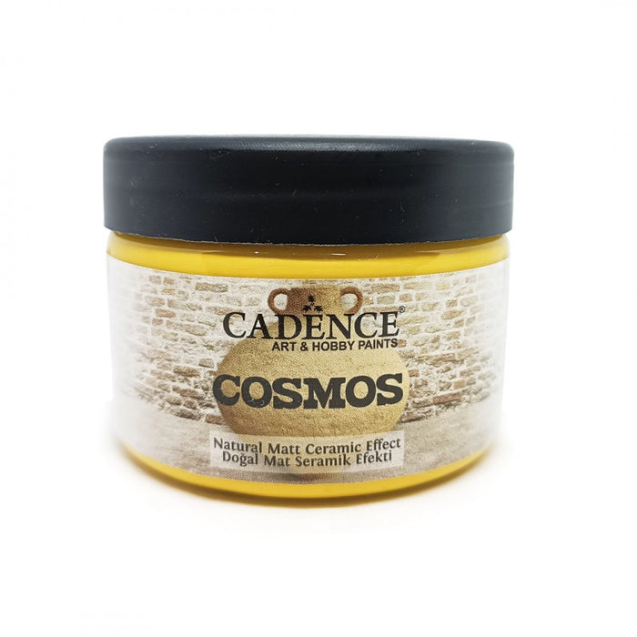 PINTURA COSMOS MATT EFECTO CERAMICA AMARILLO 150ML