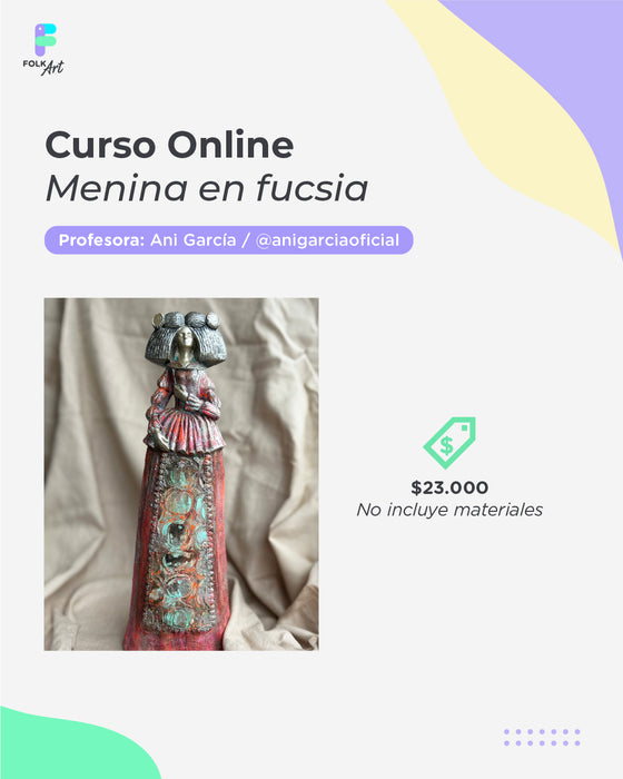 CURSO ONLINE GRABADO MENINA EN FUCSIA