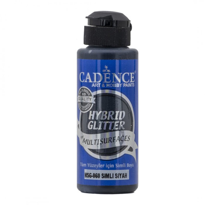 HYBRID GLITTER HSG-060 NEGRO 120ML